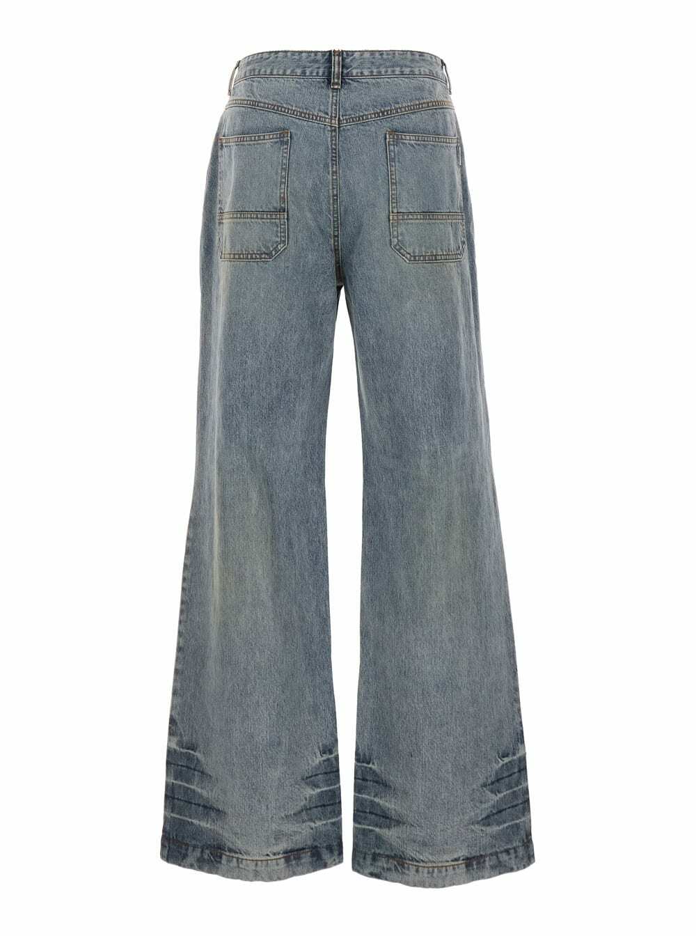 Juun J Washed Denim Pants Jeans 300036103blu main image 0