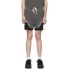 John Elliott Black Loose Stitch Shorts