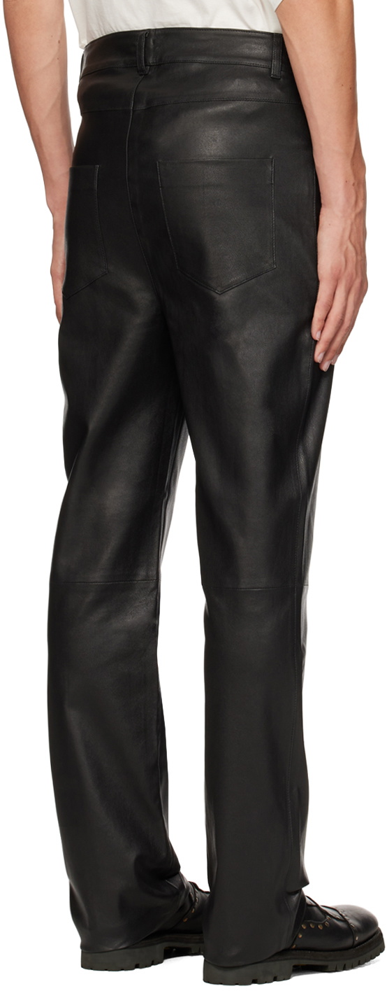 FREI-MUT Black Palisades Leather Pants