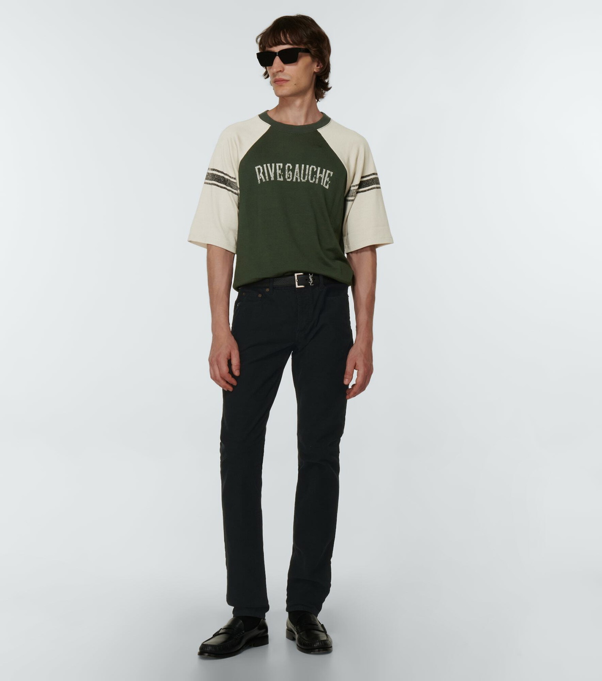 Saint Laurent - Rive Gauche jersey T-shirt Saint Laurent