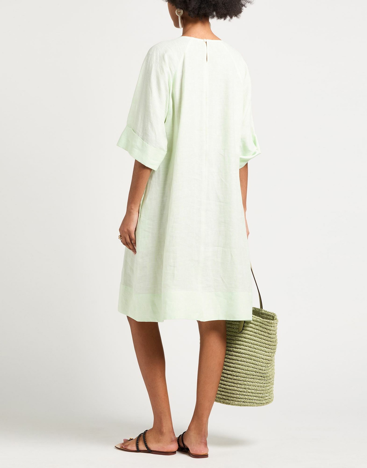 Peserico Womens Midi dress Light in Green
