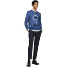 Paul Smith and Christoph Niemann Blue Hello Sweater