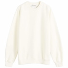 Róhe Men's Oversized Logo Crew Sweatshirt in Off White