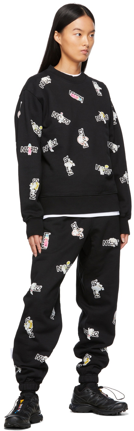 Aitor Throup’s TheDSA Black Sticker Series Sweatshirt