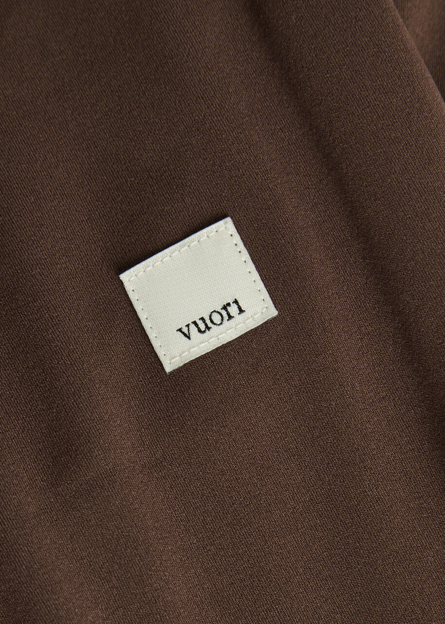 Vuori All The Feels Flared Stretch-jersey Leggings Brown