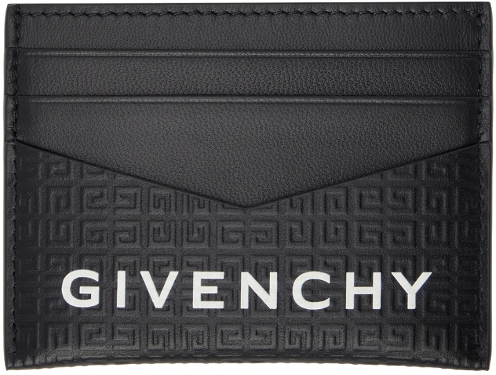 Photo: Givenchy Black Micro 4G Card Holder