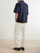 Kaptain Sunshine - Cotton and Silk-Blend Shirt - Blue