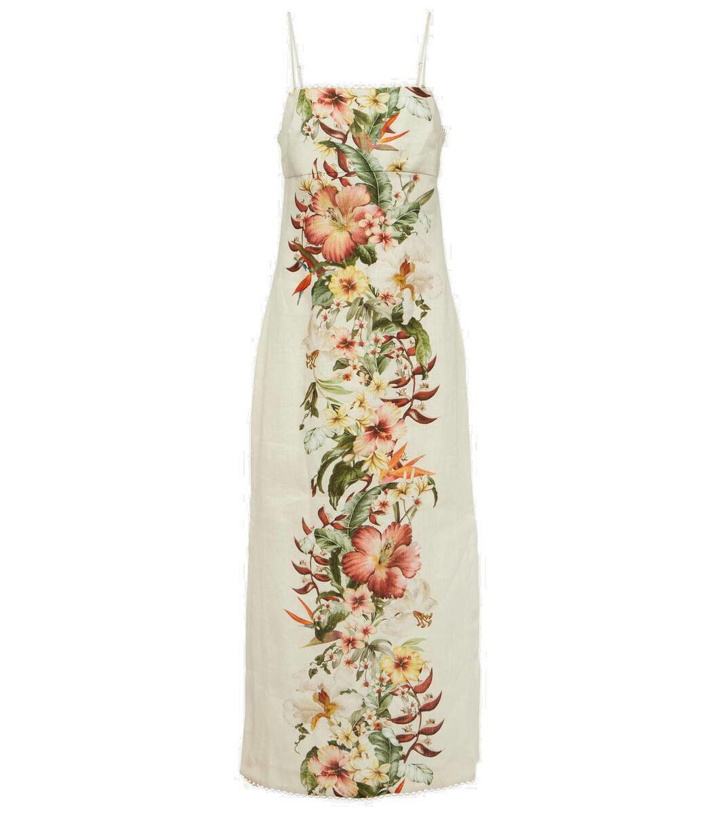 Photo: Zimmermann Lexi floral linen maxi dress