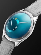 Ressence - Type 9 Automatic 39mm Titanium and Leather Watch, Ref. No. TYPE 9
