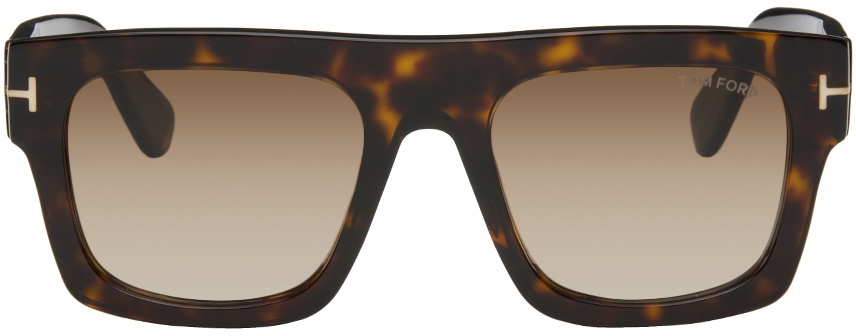 TOM FORD Brown Fausto Sunglasses