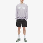 Sporty & Rich Men's Wellness Ivy Crew Sweat in Faded Lilac/White