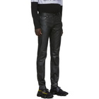 Givenchy Black Coated Skinny Jeans