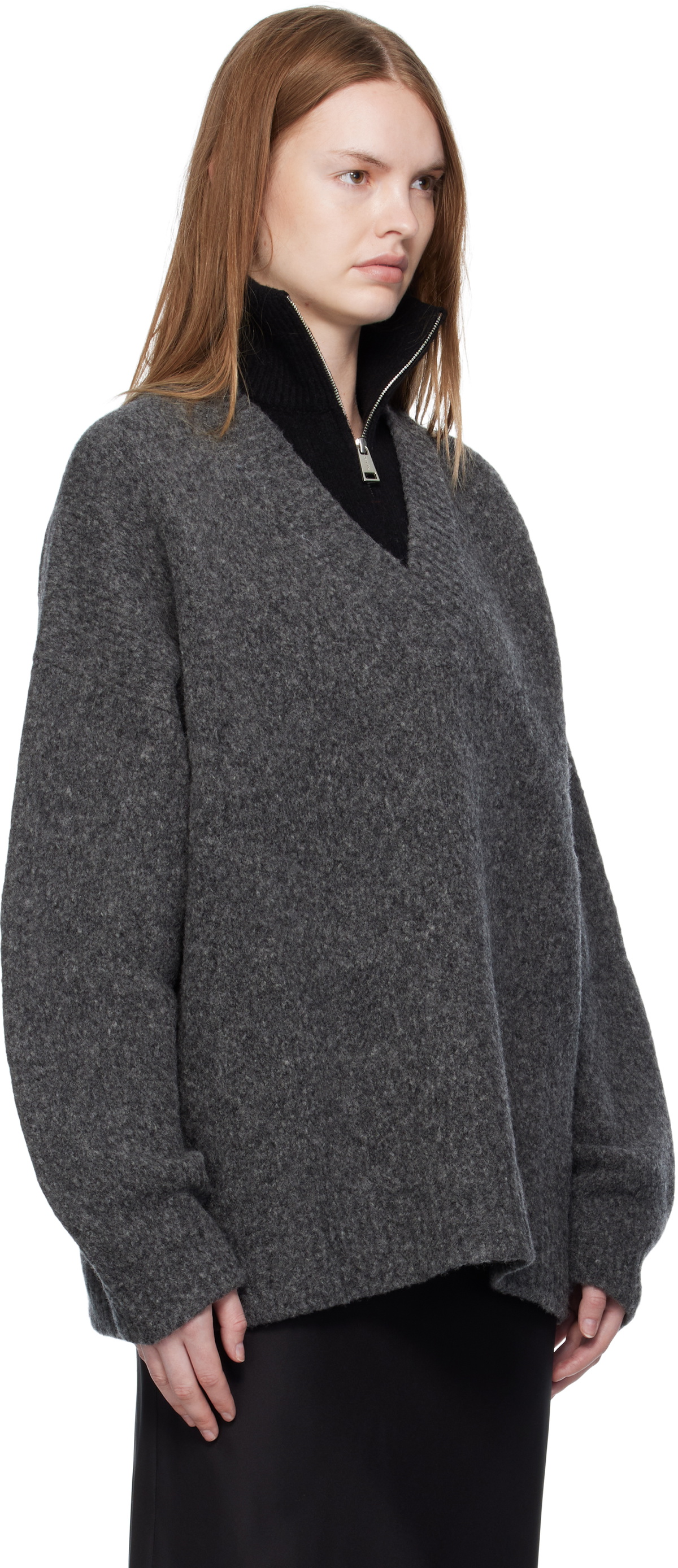 Nanushka Gray Kylen Sweater