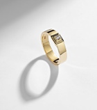 Stone and Strand 10kt gold ring with diamonds
