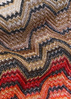 Missoni Patterned Metallic-knit Bikini Black