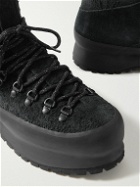 Diemme - Rosset Rubber-Trimmed Suede Boots - Black