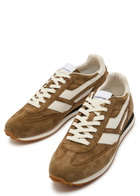 Tom Ford Mick Panelled Suede Sneakers Tan