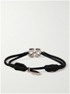 Off-White - Arrow Silver-Tone and Cord Bracelet