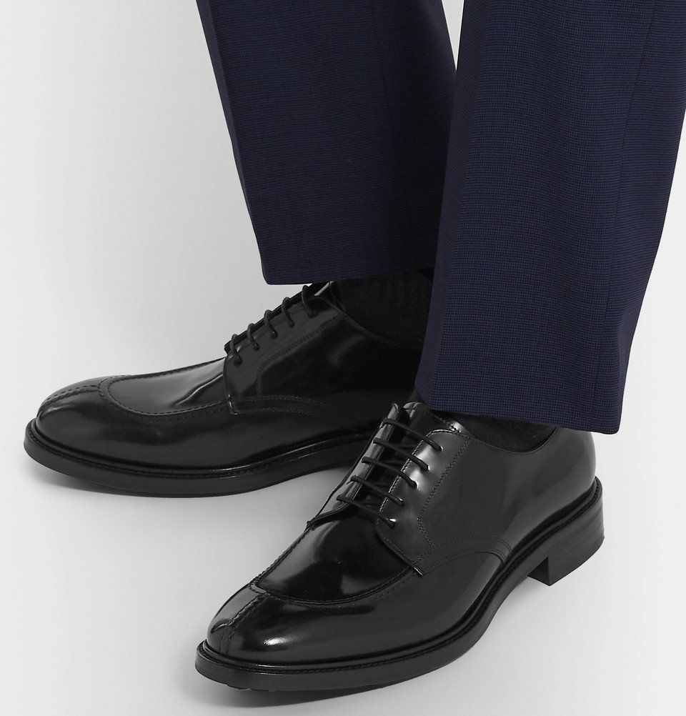 Paul Smith - Andrew Polished-Leather Derby Shoes - Men  display picture 2