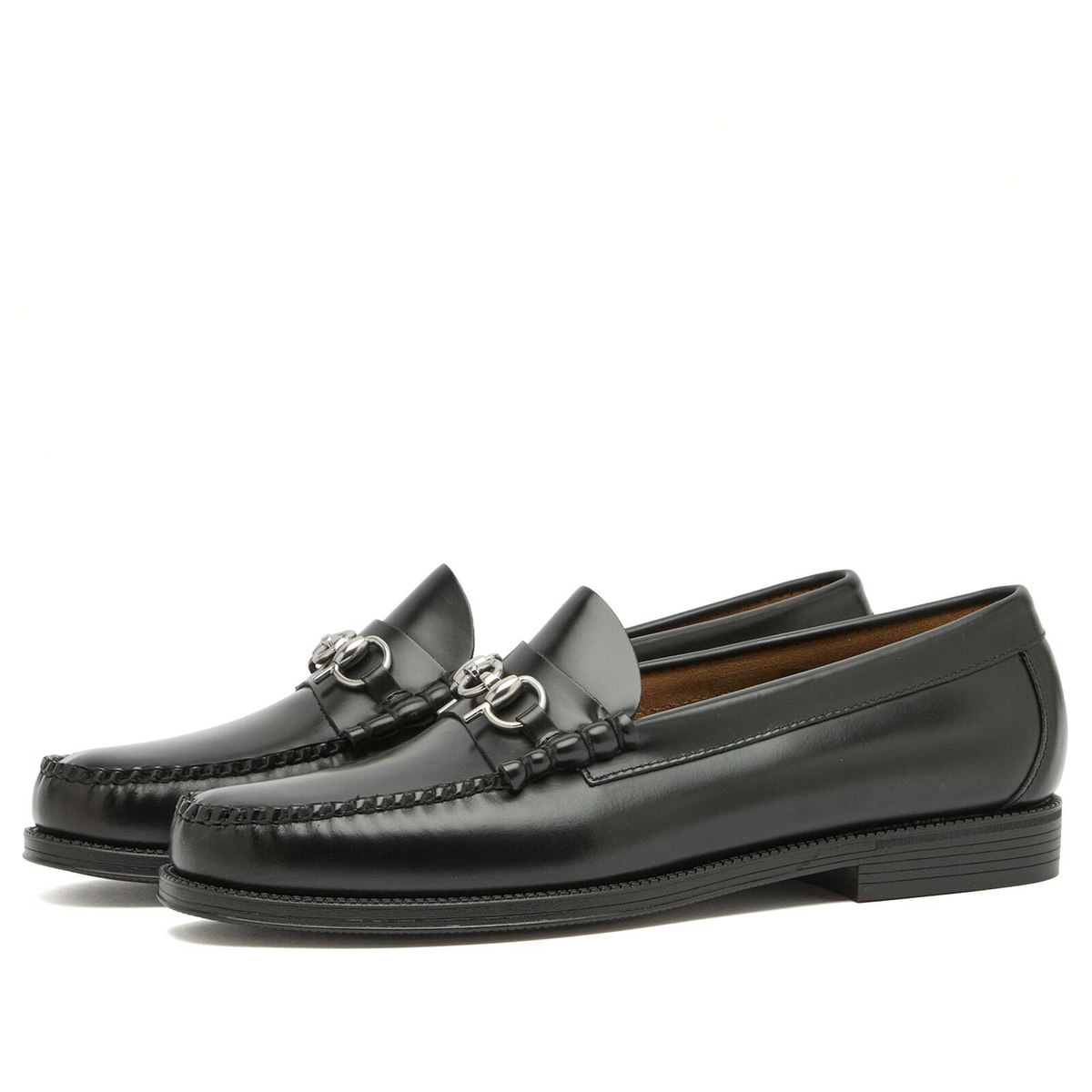 Bass Weejuns Men's x POP Traders Lincoln Easy Weejun Loafer in Black Leather