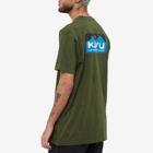 KAVU Men's Klear Above Etch Art T-Shirt in Green