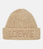 Loewe Logo embroidered beanie