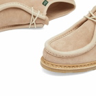 Paraboot Women's Michael Suede Leather Lace Up Derby Shoe in Sandstone