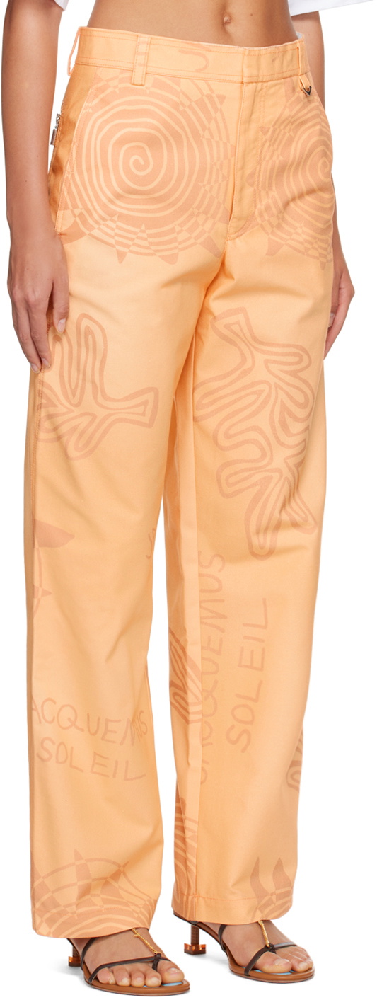 JACQUEMUS LE RAPHIA カーゴパンツ Jacquemus Orange Le Raphia 'Le Pantalon Banho' Trousers Jacquemus