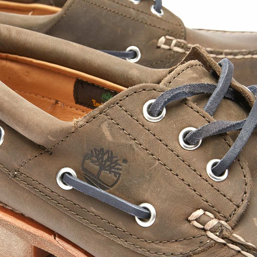 Timberland Men's 3-Eye Classic Lug Shoe in Olive Full Grain Timberland