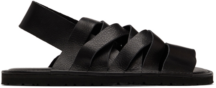 Photo: Junya Watanabe Black Leather Sandals