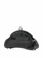 VIVIENNE WESTWOOD - Amber Croc Embossed Leather Clutch Bag