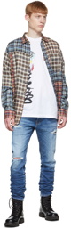 Dsquared2 Blue Ripped Jeans