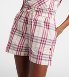 Burberry EKD Burberry Check cotton shorts