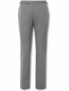 TOM FORD - Shelton Slim-Fit Cotton and Silk-Blend Suit Trousers - Gray