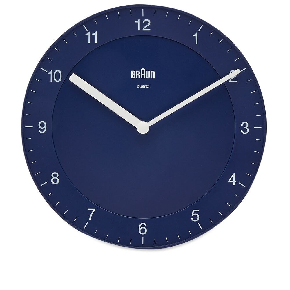 Photo: Braun BC06 Wall Clock in Blue