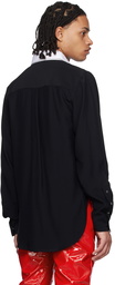 Mowalola Black Gradient Shirt