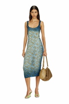 Diesel Mini dress with floral X-ray effect - Dresses Womens in Blue