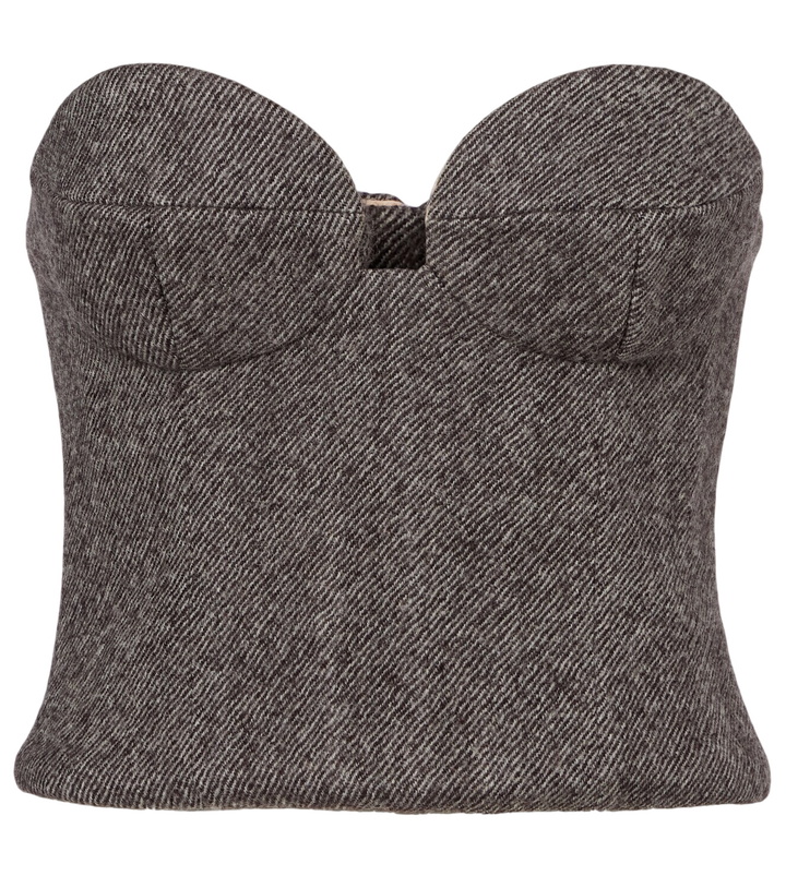 Photo: Magda Butrym Wool-blend corset