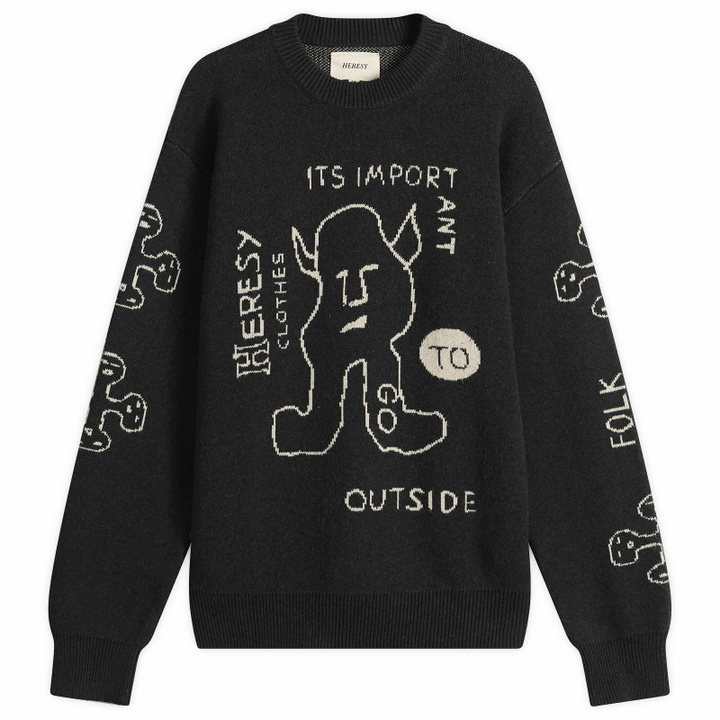 Photo: Heresy Men's Outdoors Knit in Black