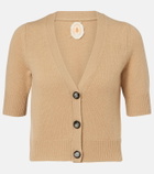 Jardin des Orangers Cropped cashmere cardigan