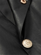 4SDesigns - Faux Leather Jacket - Black