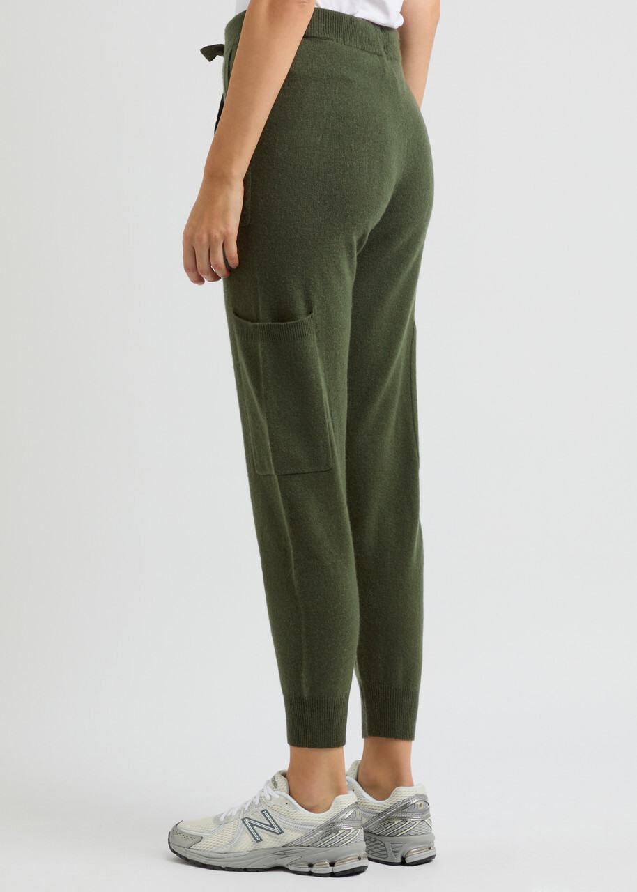 Crush Cashmere Beatles Cashmere Sweatpants Dark Green