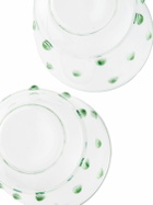 POLSPOTTEN Set Of 2 Nob Glass Tumblers