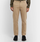 Séfr - Navy Harvey Cotton-Blend Trousers - Neutrals