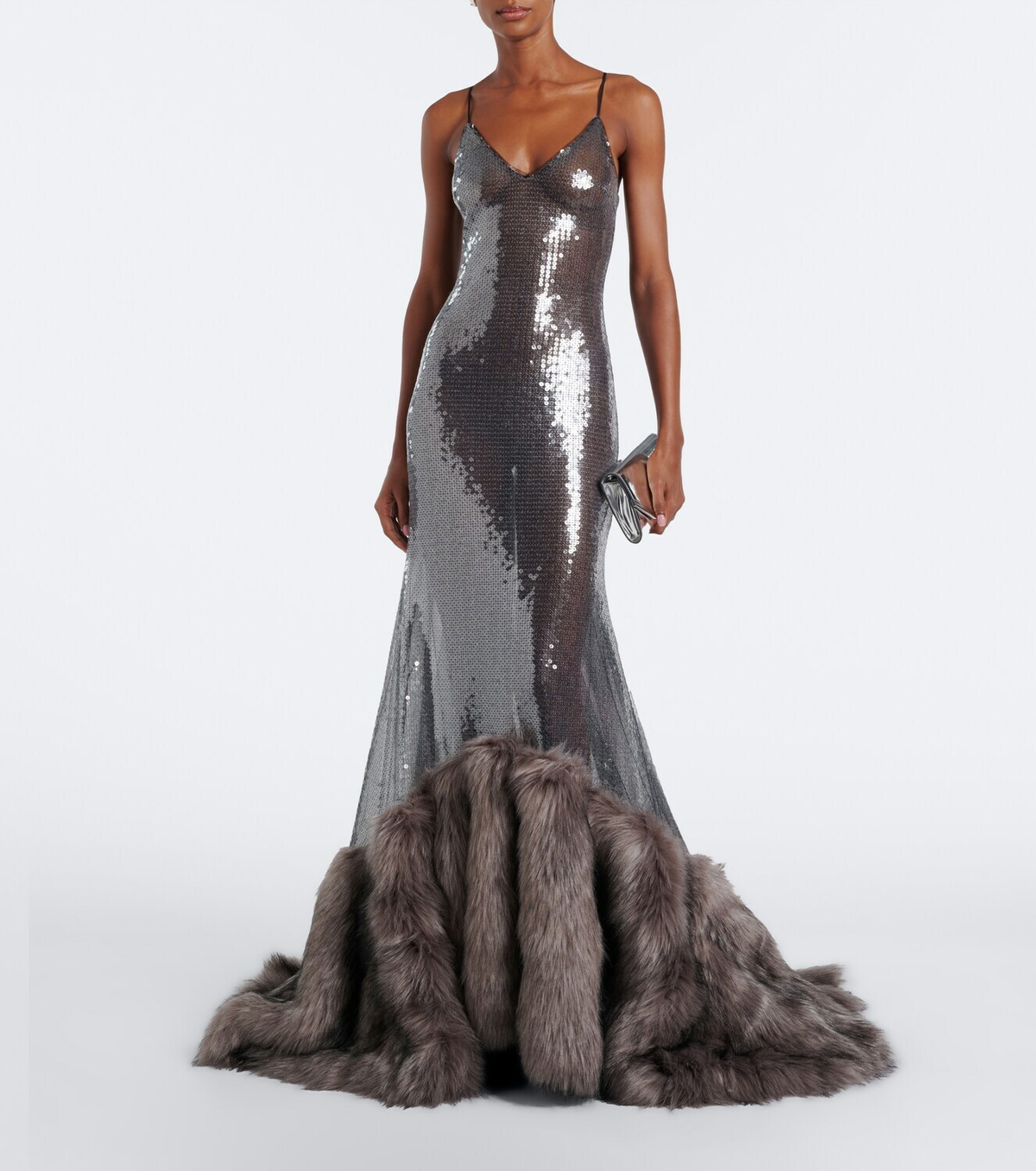David Koma Sequined gown