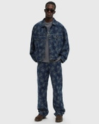 Honor The Gift FLOWER JACQUARD JACKET Blue Mens Denim Jacket