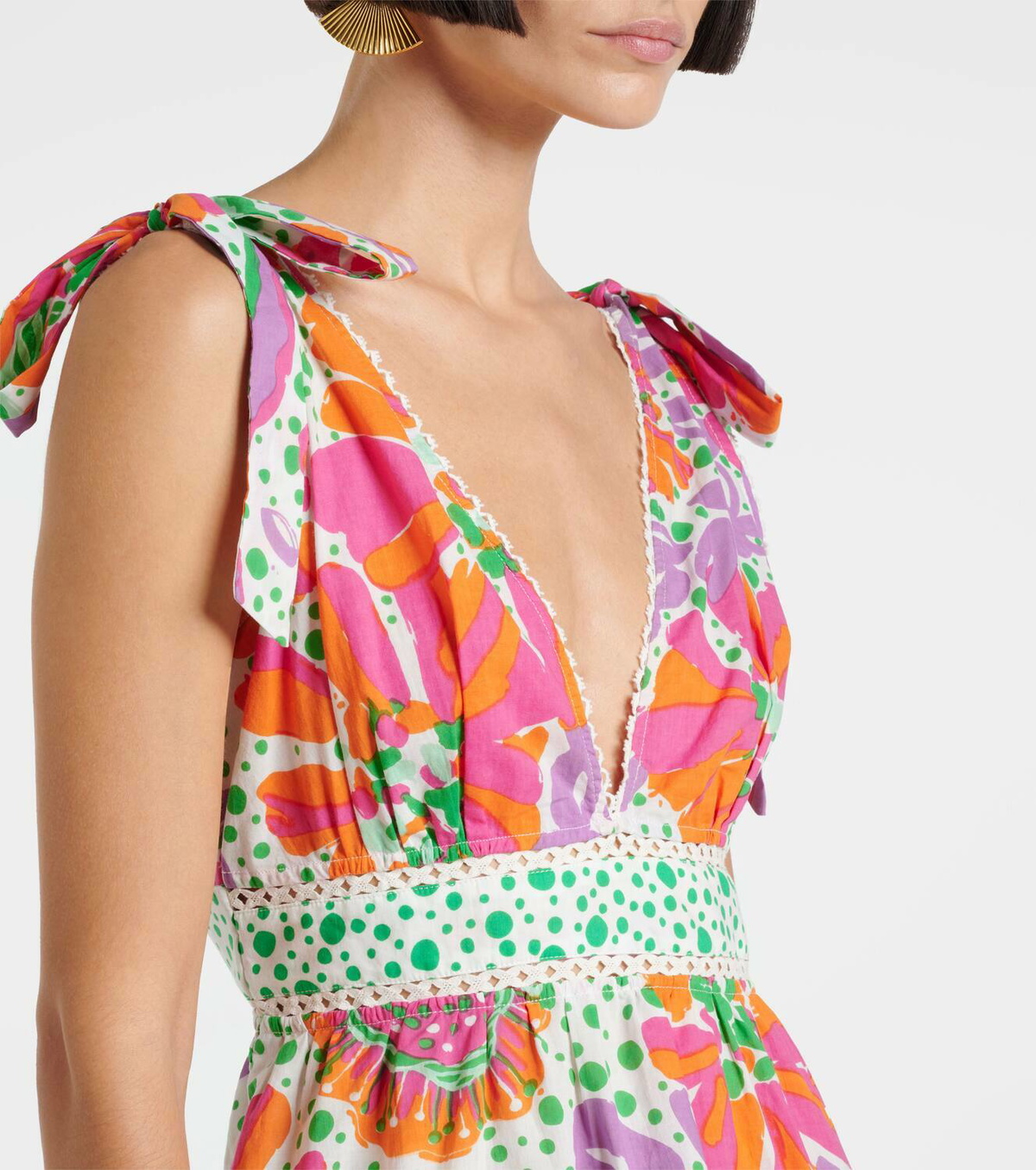 Poupette St Barth Java Shirt, White Pink Ritual main image 0