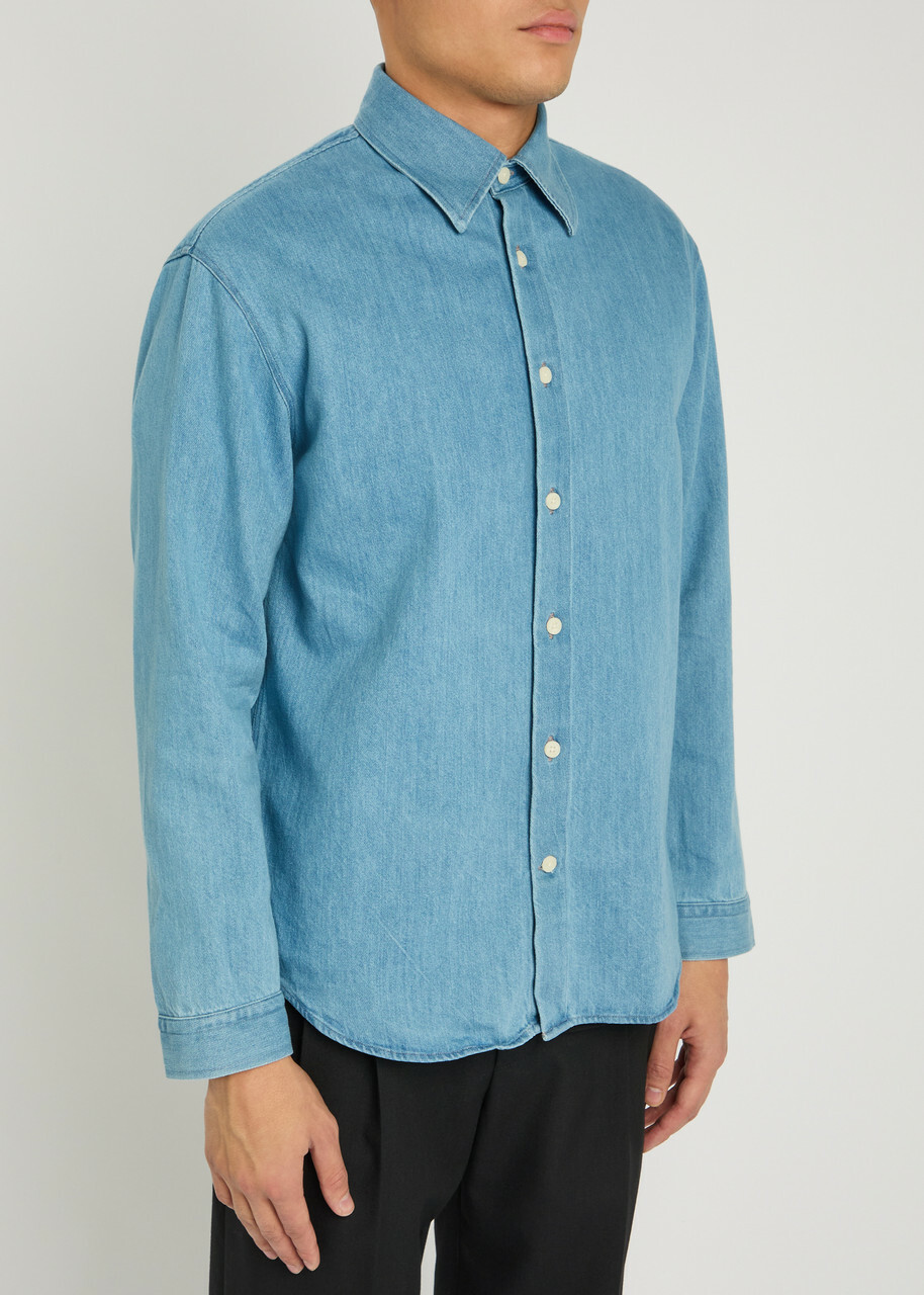 NN07 Casper Denim Shirt Blue