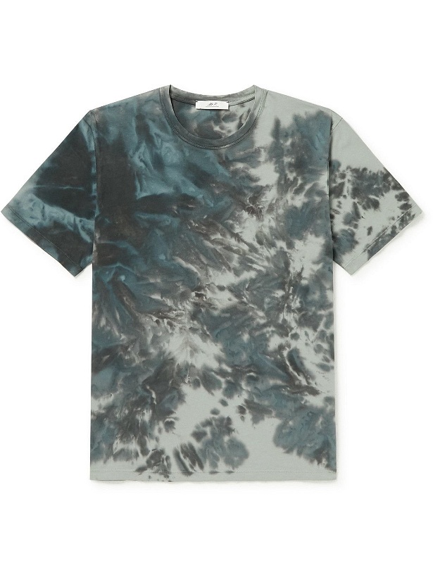 Photo: Mr P. - Tie-Dyed Cotton-Jersey T-Shirt - Gray