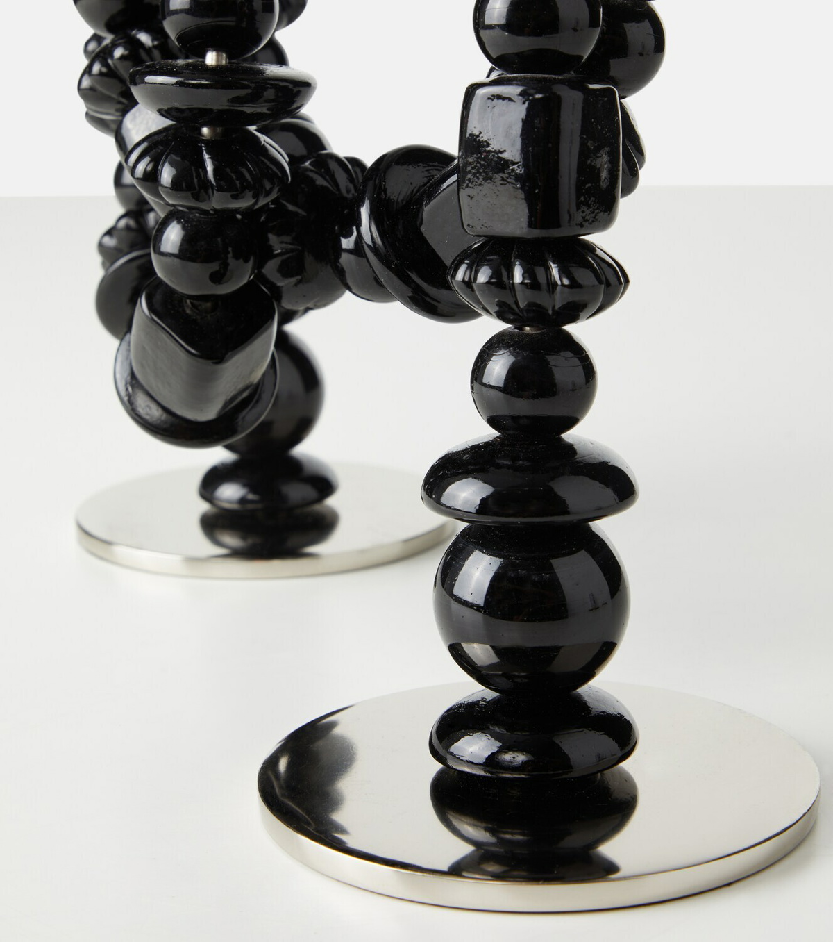 Polspotten Beads glass candle holder